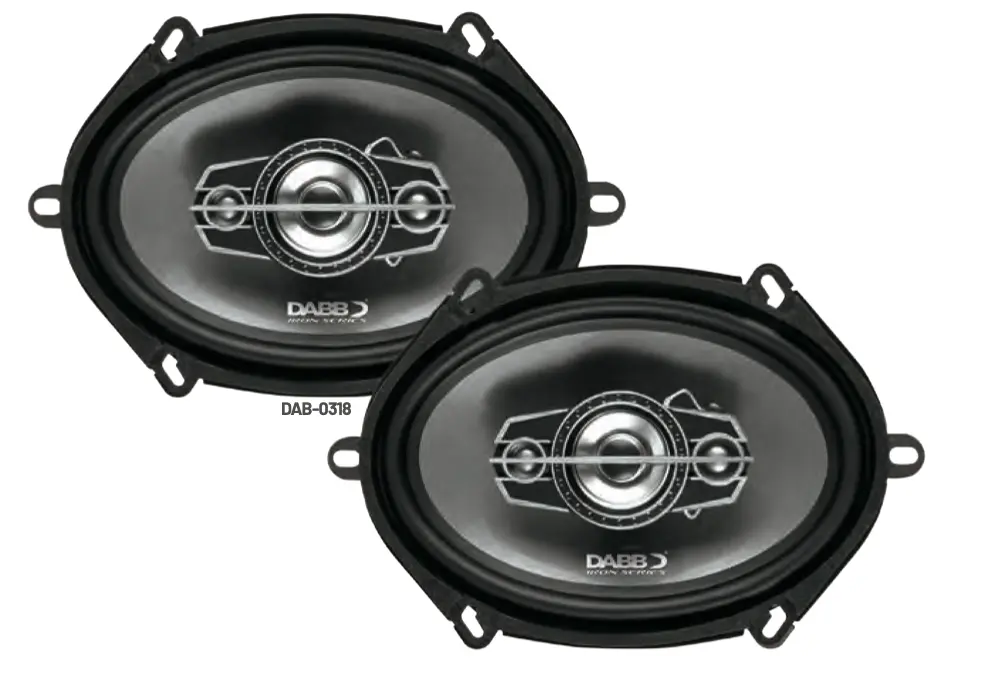 Juego de bocinas 5 x 7 ” con 3 canales DAB-0318