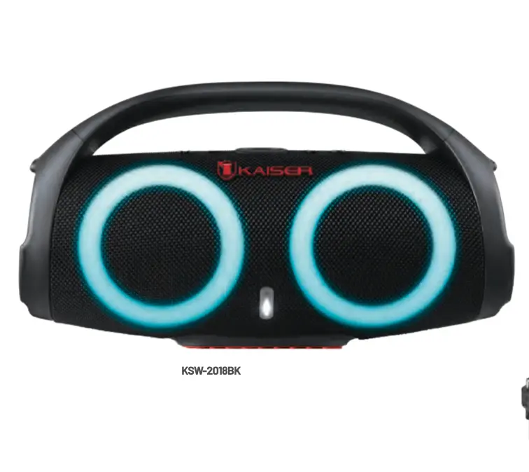 Bocina recargable Bluetooth® KSR-LINK 9.2 KSW-2018BK