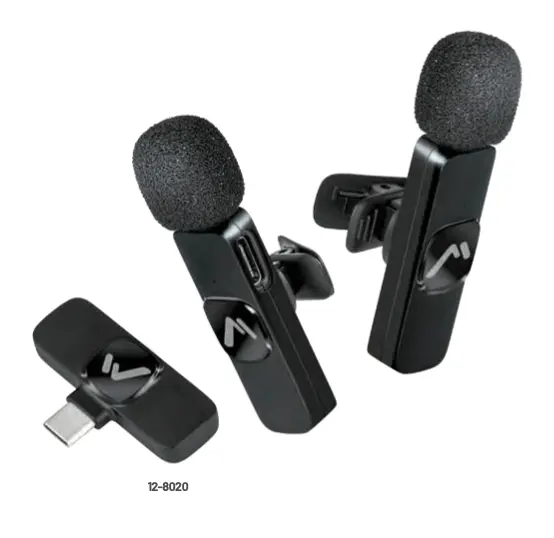 Set de micrófonos wireless lavalier
