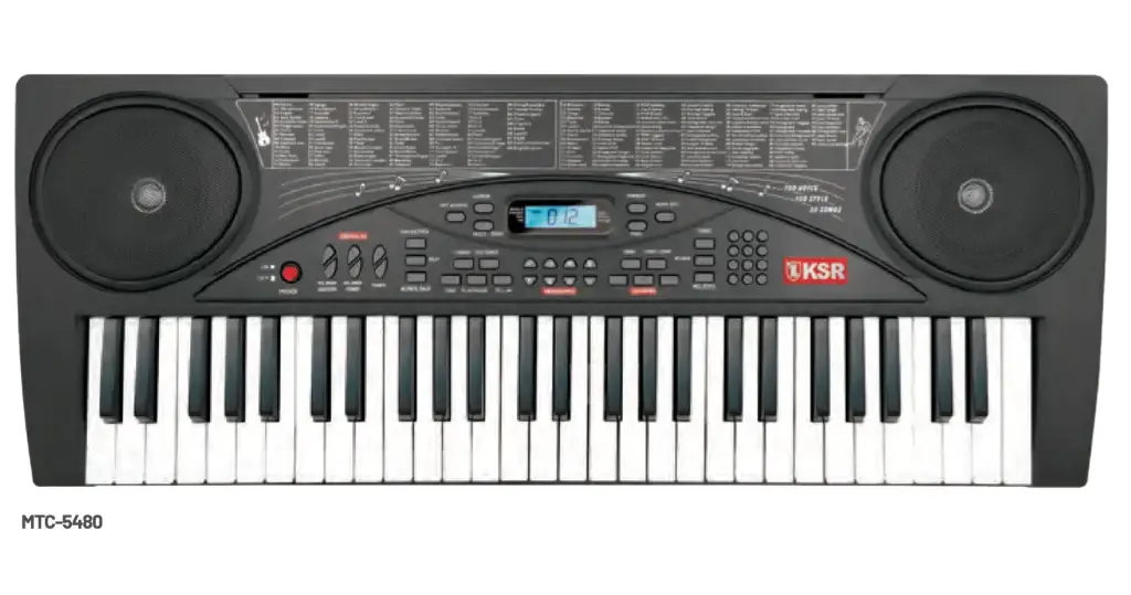 Teclado musical con 54 teclas y micrófono MTC-5480