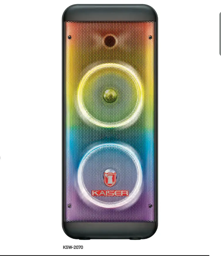 Bafle Profesional recargable 2 x 8” 28, 000 W