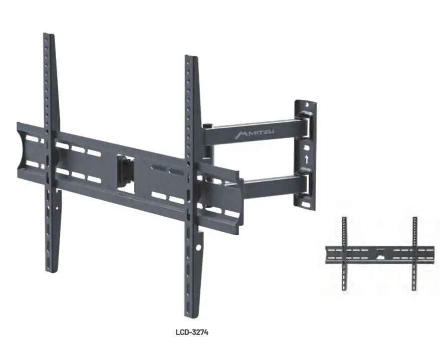Soporte con doble brazo articulado para pantallas 32” - 75” LCD-3274