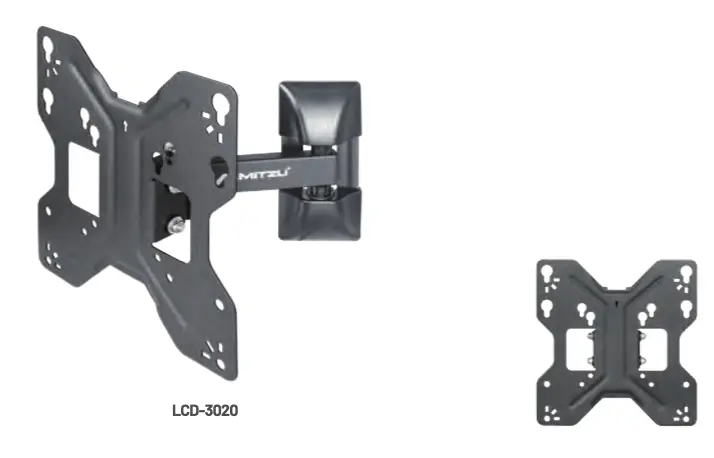 Soporte con brazo móvil doble para pantallas 17” - 42” LCD-3020
