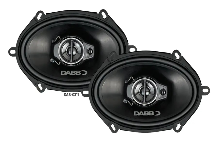 Juego de bocinas automotriz 5 x 7” con 3 canales DAB-0311