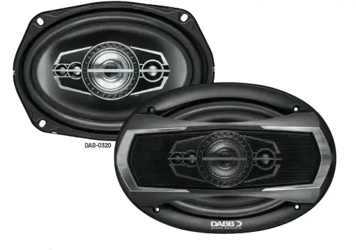 Juego de bocinas 6 x 9 ” con 4 canales DAB-0320