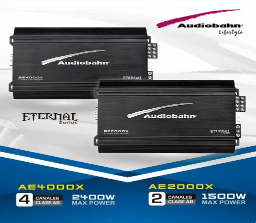 Amplificadores Clase AB 2 y 4 Canales