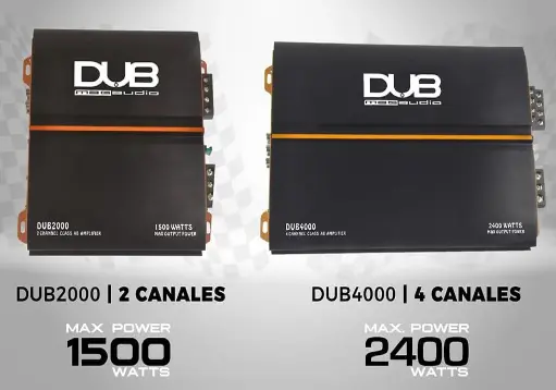 Amplificador DUB 2 y 4 Canales