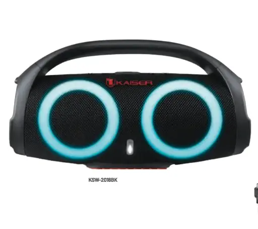 Bocina recargable Bluetooth® KSR-LINK 9.2 KSW-2018BK