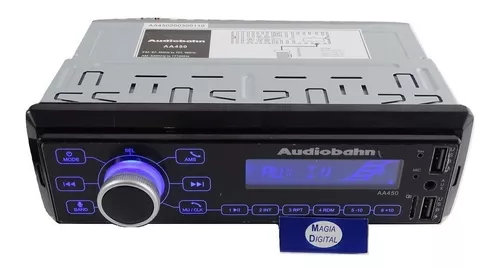 Autoestereo Bluetooth Audiobahn Aa450 Usb Sd Touch Am/fm Aux