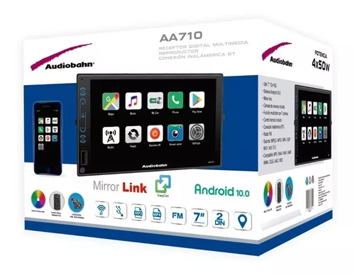 Estereo Pantalla Bluetooth + Camara Reversa Audiobahn Aa710