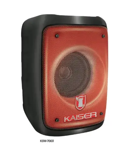 Bafle profesional recargable 3” 3,000W KSW-7003