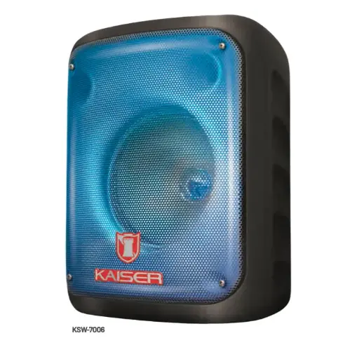 Bafle profesional recargable 8” 6,500W KSW-7006