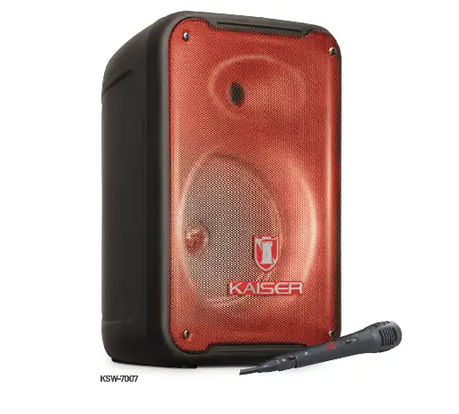 Bafle profesional recargable 8” 6,200 W