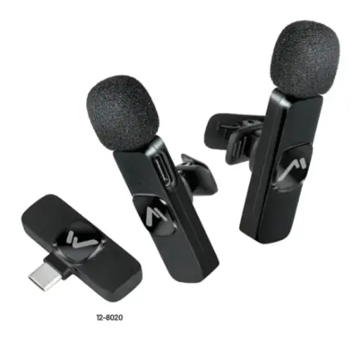 Set de micrófonos wireless lavalier
