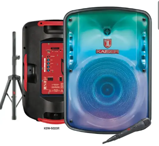 Bafle profesional recargable 15” 25,000W KSW-5020R
