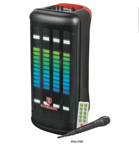 Bafle profesional recargable 2x8” 9,000 W