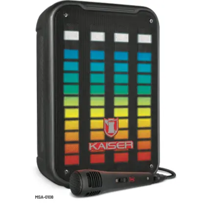 Bafle profesional recargable 8” 6 200 W