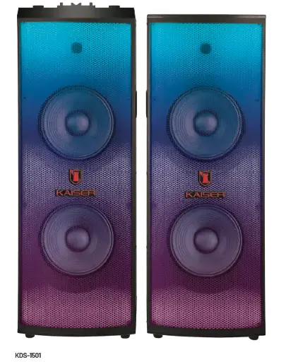 Sistema profesional doble 2 x 15” 70,000 W c/u