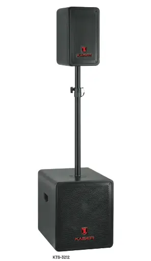 Sistema profesional de torre de 12” con subwoofer KTS-3212