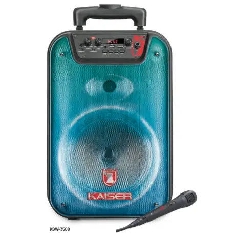 Bafle profesional recargable 8” 12,000 W
