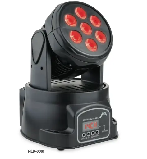 Cabeza robótica audio rítmica 150 W