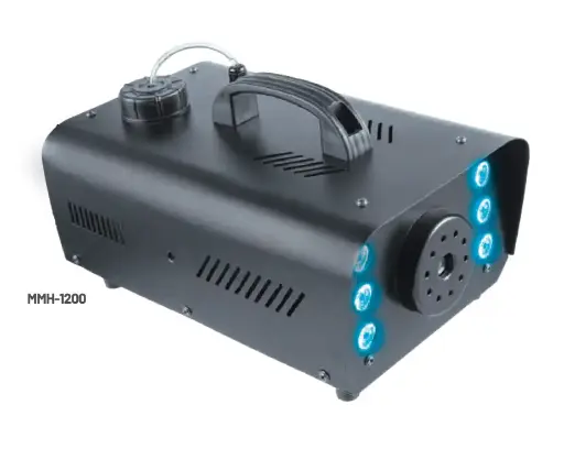 Máquina de humo con luz led RGB 1,200 W