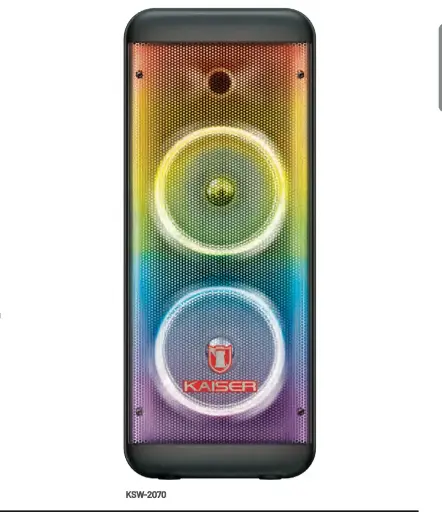 Bafle Profesional recargable 2 x 8” 28, 000 W