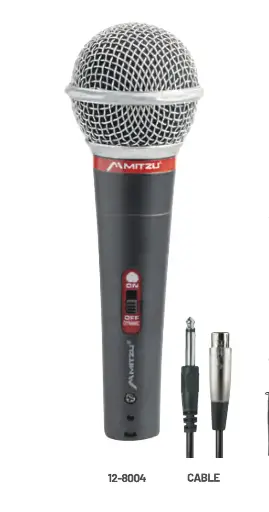 Micrófono alámbrico metálico profesional 12-8004