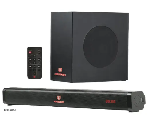Soundbar 2,1 canales con Bluetooth® y subwoofer KBS-3040