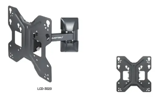 Soporte con brazo móvil doble para pantallas 17” - 42” LCD-3020